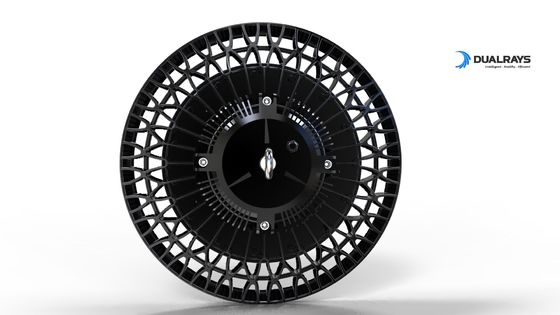 ডুয়ালরে অ্যালুমিনিয়াম হাউজিং UFO হাই বে লাইট HB5 সিরিজ ডালি ডিমিং 5 বছরের ওয়ারেন্টি সহ