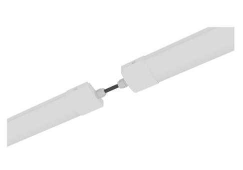 Dualrays D2.5 সিরিজ 40W করিডোর গ্যালারি LED ট্রাই প্রুফ ল্যাম্প 160LmW কম আলোর ক্ষয়