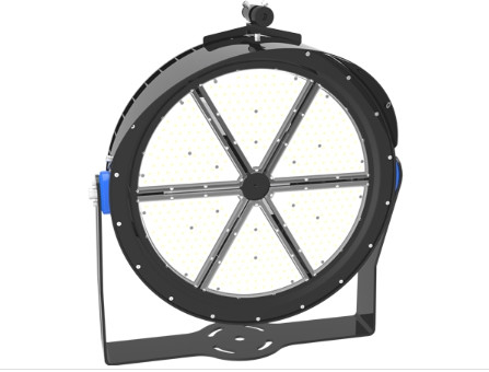 800W 6KV 160LPW LED স্পোর্টস গ্রাউন্ড ফ্লাডলাইট শো জাম্পিং সিঙ্কের জন্য সেরা ল্যাম্প