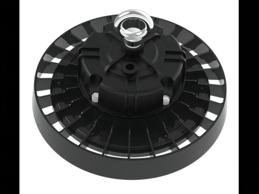 150W চিয়ান ইউএফও এলইডি হাই বে লাইট সহ সুপিরিয়র পিসি রিফ্লেক্টর-অপটিক কম গ্লেয়ার অ্যাপ্লিকেশনের জন্য
