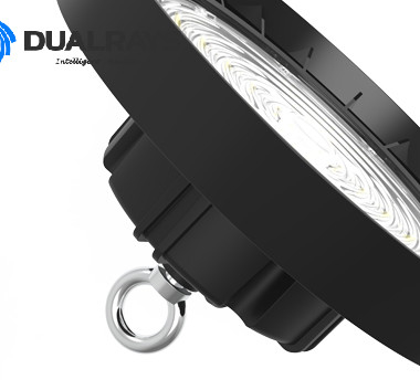 ফ্লিকার ফ্রি LED UFO হাই বে লাইট বেল 100W 140LPW IP65 IK08 Meanwell LUXEON
