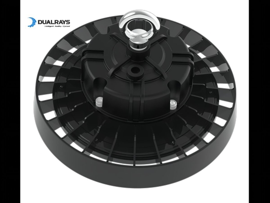ফ্লিকার ফ্রি LED UFO হাই বে লাইট বেল 100W 140LPW IP65 IK08 Meanwell LUXEON