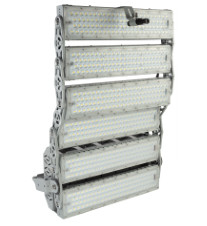 স্টেডিয়াম মিনওয়েল ড্রাইভারের জন্য 600W IP66 Moudlar LED ফ্লাড লাইট 5 বছরের ওয়ারেন্টি