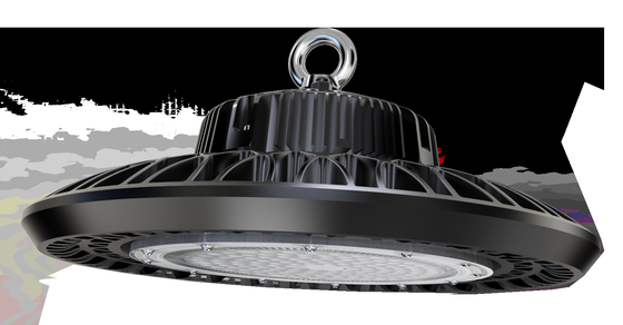 200W UFO LED হাই বে লাইট কম আলো ক্ষয় চমৎকার তাপ অপচয়