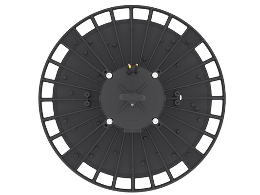 এইচবি 3 এইচ ডিআইপি সুইচযোগ্য পাওয়ার এবং 3 সিসিটি ইউএফও এলইডি হাই বে লাইট 100W 150LPW জরুরী ফাংশন সহ ঐচ্ছিক