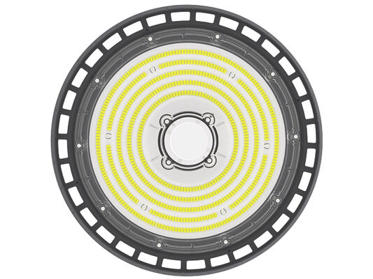 HB2 DIP সুইচযোগ্য পাওয়ার এবং 3CCT UFO LED উচ্চ বে লাইট 100W 150LPW, জরুরি অবস্থা ফাংশন ঐচ্ছিকভাবে