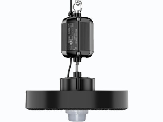 HB4H DIP সুইচযোগ্য পাওয়ার এবং 3CCT UFO LED উচ্চ বে লাইট 200W 150LPW লুপ হ্যাংিং এবং ব্র্যাকেট মাউন্টিং ইনস্টলেশন সহ