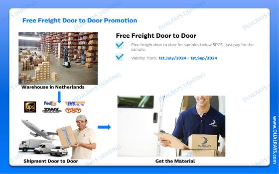 DUALRAYS ইউরোপ গুদাম থেকে LED আর্দ্রতা-নিরোধক আলো এবং LED হাইবে লাইটের চালান সরাসরি নেদারল্যান্ডস থেকে ৩ কার্যদিবসের মধ্যে এবং স্থানীয় প্রকৌশলীদের সাথে স্থানীয় বিক্রয়োত্তর পরিষেবা উপভোগ করুন