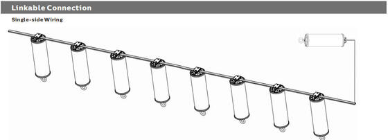 Dualray D2 সিরিজ 50W আউটডোর এবং ইনডোর LED ট্রাই প্রুফ LED ব্যাটেন লাইট 160LMW 5ft লম্বা