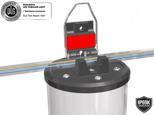 15W IP66/IP69K 140lm/W LED পোর্টেবল ওয়ার্ক লাইট সামুদ্রিক এবং অস্থায়ী আলো জন্য