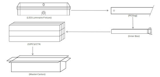 বাল্ক হেড LED বারান্দা লাইট 8W 3CCT এবং পাওয়ার স্যুইচযোগ্য