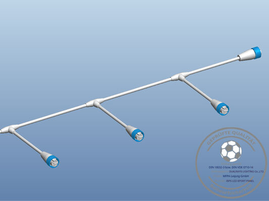 Dualray F5 সিরিজ LED ফ্লাড লাইট 1000W LED আউটডোর স্পোর্টস লাইটিং মানেওয়েল সোসেন ড্রাইভার ঐচ্ছিক