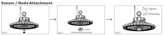 DUALRAYS HB2 DIP স্যুইচযোগ্য পাওয়ার এবং 3CCT UFO LED হাইবে লাইট লুপ হ্যাঙ্গিং সহ | বন্ধনী মাউন্টিং | ওয়াল মাউন্ট ঐচ্ছিক