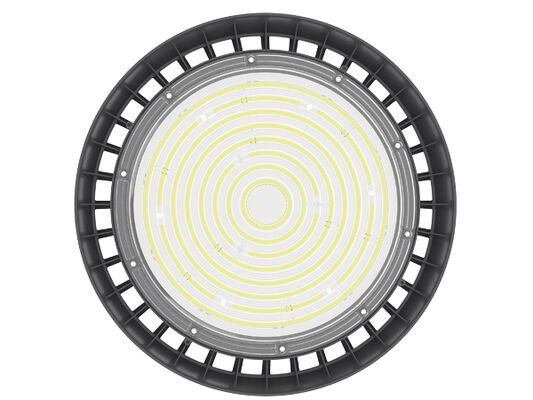 HB3 ডিআইপি স্যুইচেবল পাওয়ার এবং 3CCT UFO LED হাই বে লাইট 100W 150LPW জরুরী ফাংশন সহ 30W@3hrs ঐচ্ছিক