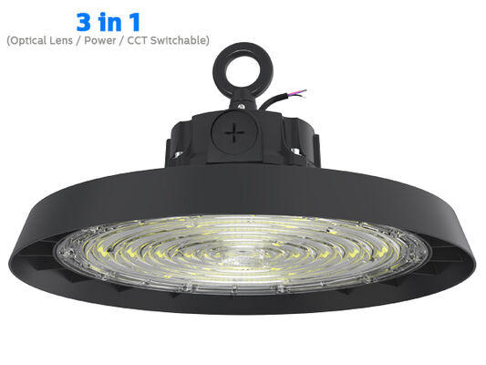 150W HB3 ইকো বিল্ট-ইন ড্রাইভার স্লিম সংস্করণ UFO LED লাইট 1-10V KNX ডিমিং সহ