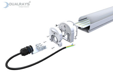 IP66 IK10 LED ট্রাই প্রুফ লাইট 50W 5ft ওয়াটার ডাস্ট ভ্যানপোর প্রুফ আন্ডারগ্রাউন্ড পার্কিং ওয়ারহাউস