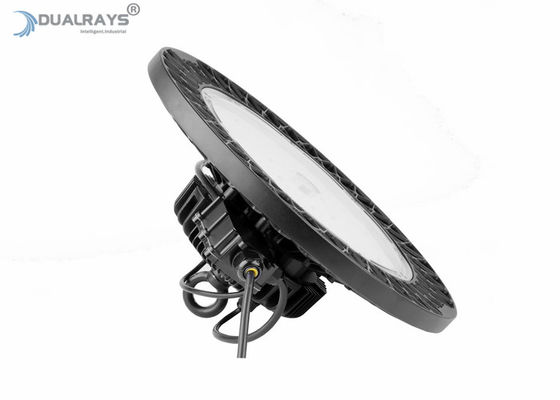 Dualrays 150W UFO LED হাই বে লাইট ফিক্সচার HB5 ওয়ার্কশপ ফিলিপ লুমিলেডস IP66 ওয়াটারপ্রুফ 95% দক্ষতা