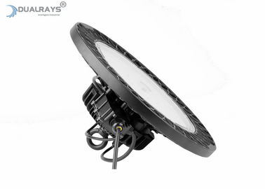 Dualrays 150W UFO LED হাই বে লাইট ফিক্সচার HB5 ওয়ার্কশপ ফিলিপ লুমিলেডস IP66 ওয়াটারপ্রুফ 95% দক্ষতা