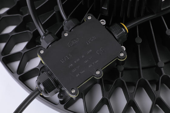Dualrays 150W UFO LED হাই বে লাইট ফিক্সচার HB5 ওয়ার্কশপ ফিলিপ লুমিলেডস IP66 ওয়াটারপ্রুফ 95% দক্ষতা