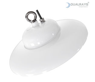 মসৃণ সারফেস LED UFO হাই বে লাইট ইজি ক্লিন NSF IP69K পাওয়ার সেভিং