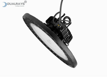 উষ্ণ সাদা UFO LED হাই বে লাইট 200W রোবাস্ট ডাই কাস্ট অ্যালুমিনিয়াম লুমিনার