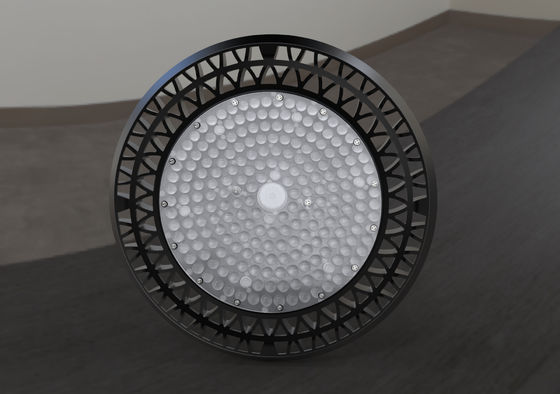 হল্যান্ডে 150W UFO হাই বে লাইট স্টক বড় গুদামের জন্য 5 বছরের গ্যারান্টি সহ