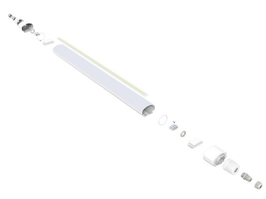 জলরোধী 20w 30w 40w 50w 150lpw LED ট্রাই প্রুফ ভ্যাপার লাইট ফিক্সচার প্যানেল