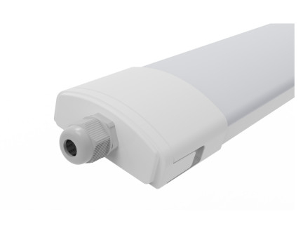 শক্তি সাশ্রয়ী টেকসই LED ট্রাই প্রুফ লাইট 40W 4ft 160LPW ড্রাইভার ফুল প্লাস্টিক হাউজিং