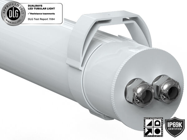 ১.৫ মিটার ৬০ ওয়াট আইপি৬৯কে আইকে১০ টিবি৭ এলইডি টিউব লাইট, যা খামারগুলির জন্য উপযুক্ত এবং ৩ বা ৫ তারের মাধ্যমে সংযোগযোগ্য