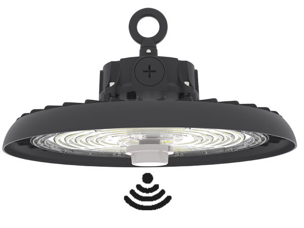 HB3 DIP সুইচযোগ্য পাওয়ার এবং 3CCT UFO LED হাই বে লাইট 200W 150LPW, জরুরি অবস্থা ফাংশন ঐচ্ছিকভাবে