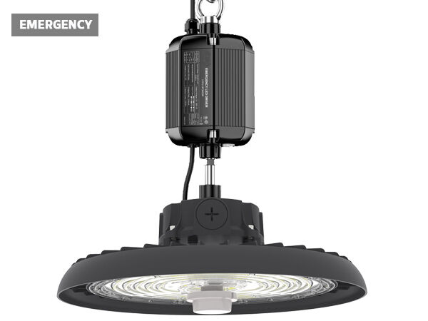 HB3 DIP স্যুইচেবল পাওয়ার এবং 3CCT UFO LED হাইবে লাইট 190LPW স্টক ইউরোপ ওয়ারহাউসে জরুরি ফাংশন সহ 30W@3hrs ঐচ্ছিক