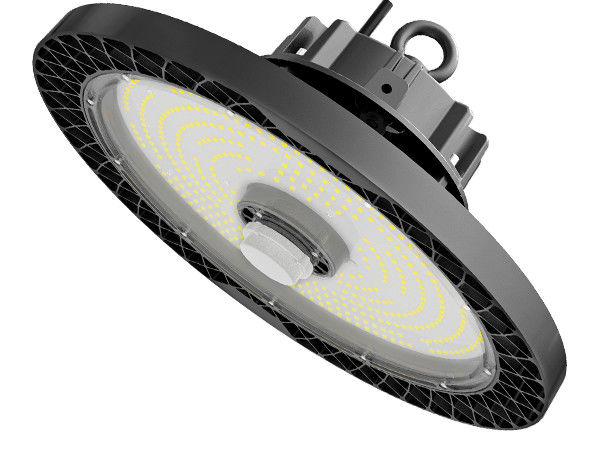 240W HB4 প্লাগেবল মোশন সেন্সর UFO হাই বে 160LPW দক্ষতা CRI&gt;80Ra 0/1-10V ডালি ডিমিং