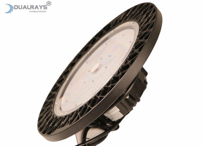 200W UFO LED হাই বে লাইট 1-10VDC/DALI/PIR সেন্সর 50000 ঘন্টা লাইফ স্প্যান