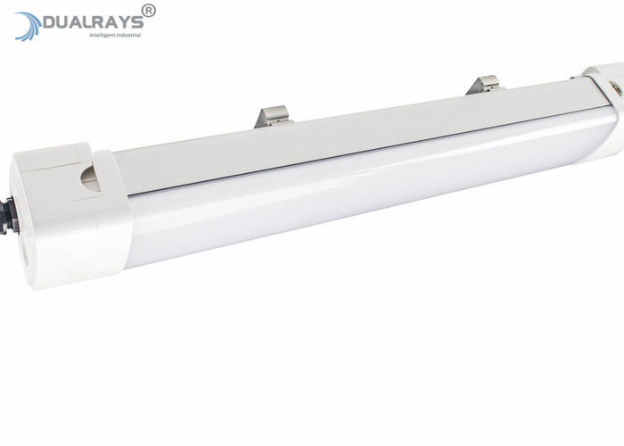 Dualrays D5 সিরিজ 80W 160LPW LED ট্রাই প্রুফ লাইট 1500mm 5000k হাই লুমেন ফ্ল্যাট গুদাম আলো