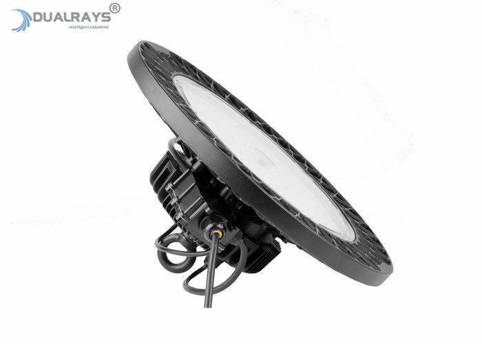Dualrays 150W UFO LED হাই বে লাইট ফিক্সচার HB5 ওয়ার্কশপ ফিলিপ লুমিলেডস IP66 ওয়াটারপ্রুফ 95% দক্ষতা