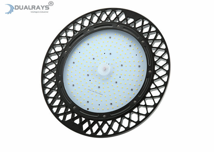 140LPW দক্ষতা UFO LED হাই বে লাইট 100 ওয়াট স্টোরের জন্য 5 বছরের ওয়ারেন্টি