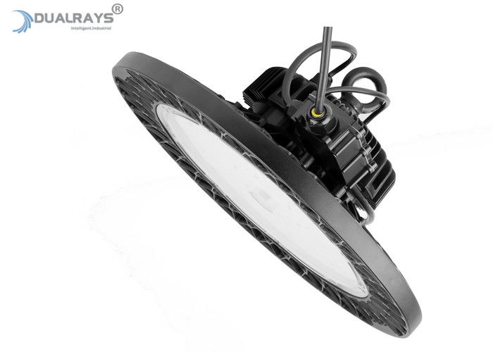 ডুয়ালরে 300W হাই পাওয়ার HB5 UFO LED হাই বে লাইট 60° 90° 120° বিম অ্যাঙ্গেল ডাই কাস্ট অ্যালুমিনিয়াম 50/60hz