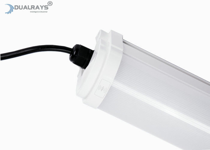 4ft 40W 160LPW দক্ষতা LED ট্রাই প্রুফ লাইট PFC ফাংশন 0-10V DALI dimming IP66 IK10