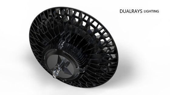 240 ওয়াট IP65 LED UFO হাই বে লাইট 140LPW উচ্চ দক্ষতা PFC ফাংশন সহ