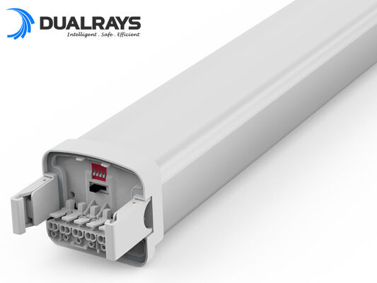5ft/80W D5 LED ময়েশ্চার-প্রুফ লাইট সঙ্গে ডিআইপি স্যুইচেবল পাওয়ার/3CCT 160LPW দক্ষতা IP65 IK10 সুরক্ষা