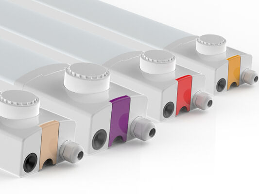 ট্রেন বাস স্টেশন এবং সুপারমার্কেটের জন্য Dualray D5 সিরিজ 60W Luminaire প্রলিপ্ত ট্রাই প্রুফ লাইট 5ft