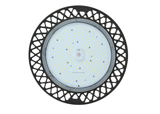 240W UFO হাই বে লাইট বেল 140LPW DALI PIR Dimming Meanwell LUXEON PC Toughen Glass